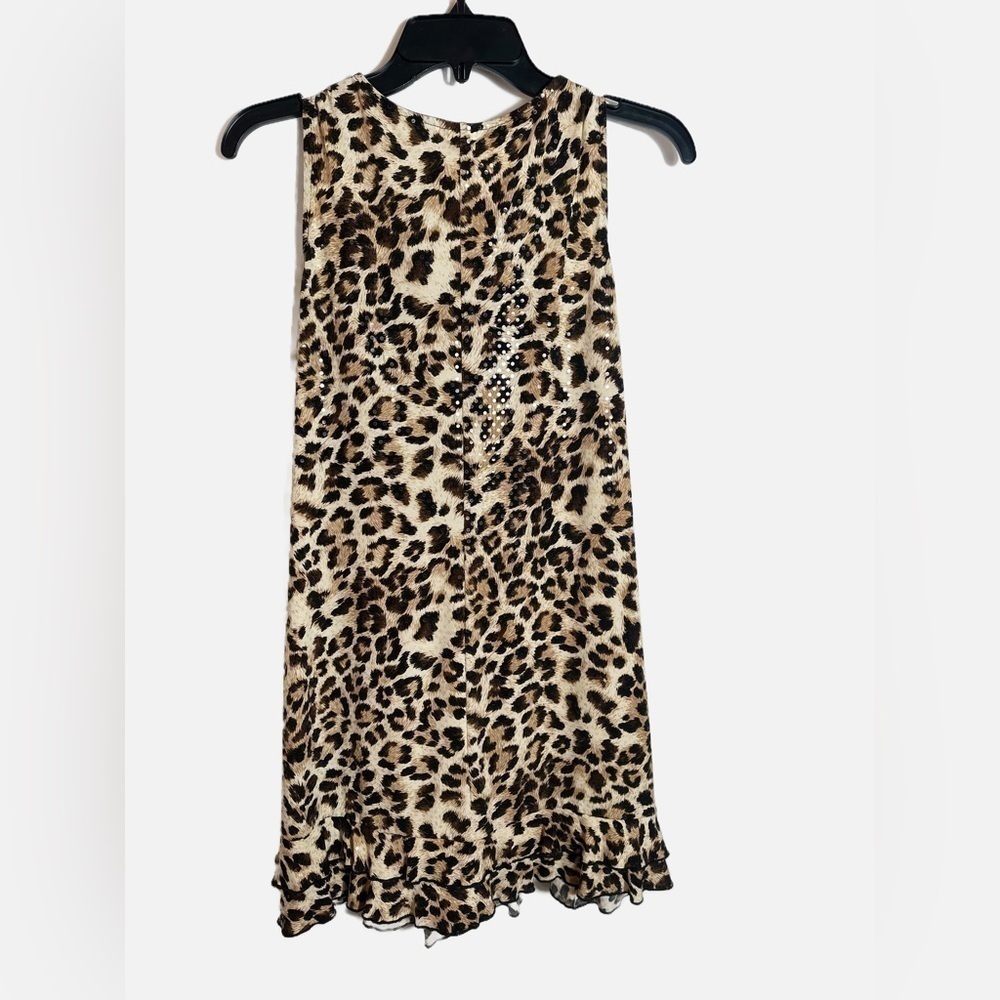 MSK Sequin Animal Print Sleeveless Dress - Picture 2 of 4